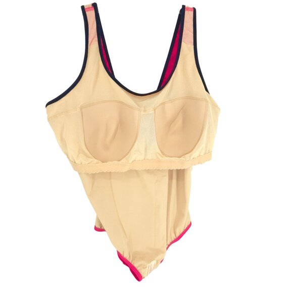 Lands' End Swim suit Pink One Piece Summer Vacation Pool Party Ocean Modest 22W - Picture 9 of 16